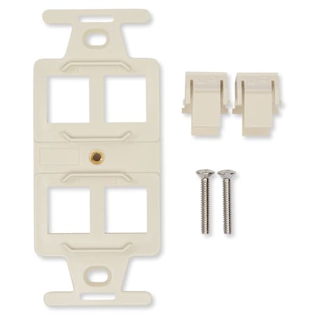 Belden KEYCONNECT 106 ADAPTER, ALMOND 2 PORT,  AX104120